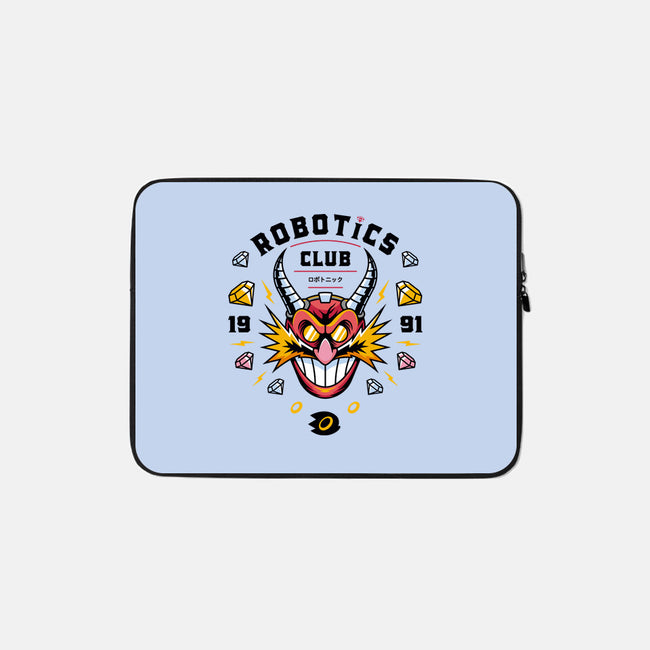 Robotics Club-none zippered laptop sleeve-Logozaste
