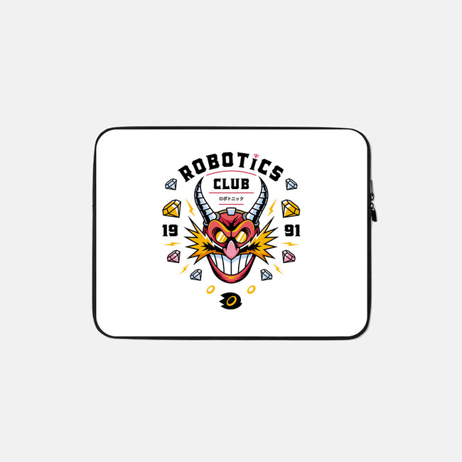 Robotics Club-none zippered laptop sleeve-Logozaste