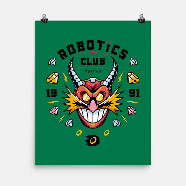 Robotics Club-none matte poster-Logozaste