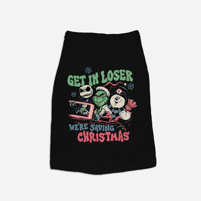 Christmas Losers-cat basic pet tank-momma_gorilla