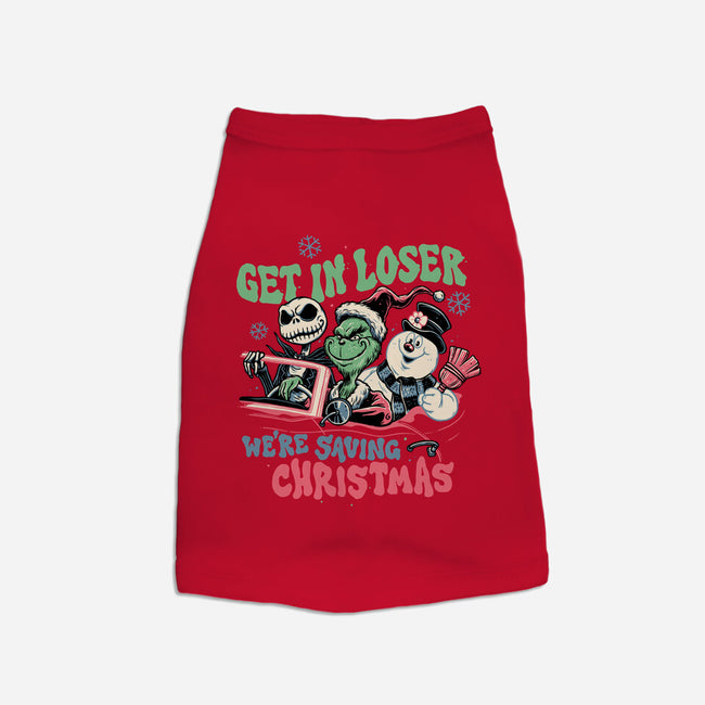 Christmas Losers-cat basic pet tank-momma_gorilla