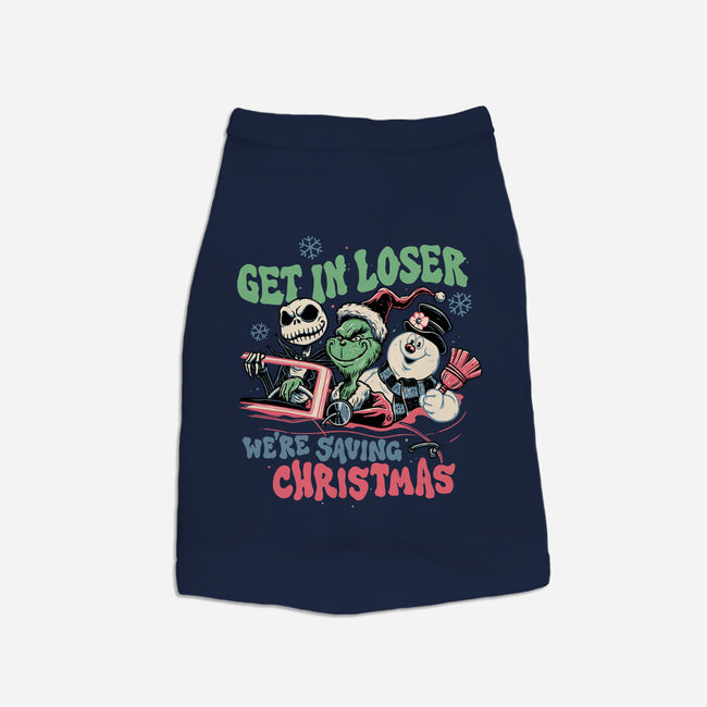 Christmas Losers-dog basic pet tank-momma_gorilla