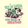Christmas Losers-none removable cover w insert throw pillow-momma_gorilla