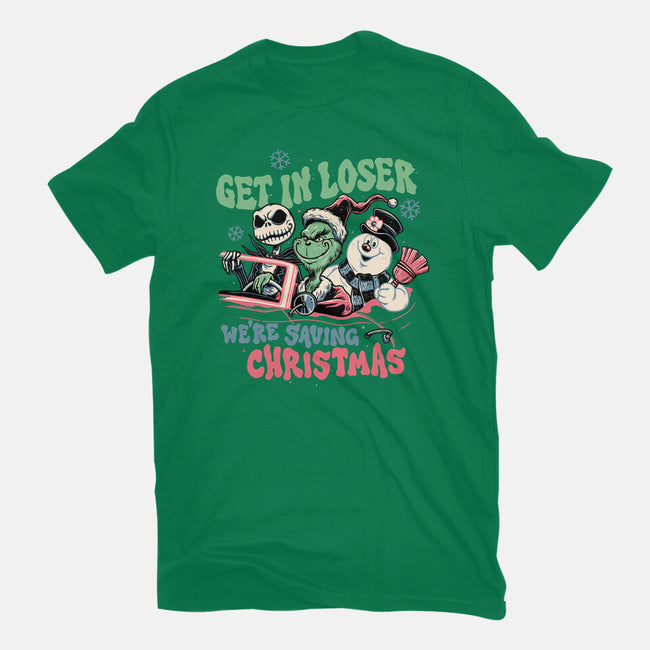 Christmas Losers-womens fitted tee-momma_gorilla