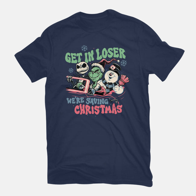 Christmas Losers-womens fitted tee-momma_gorilla
