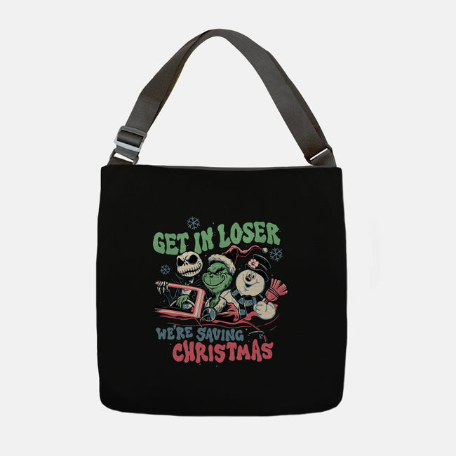 Christmas Losers-none adjustable tote bag-momma_gorilla