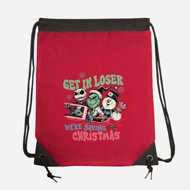 Christmas Losers-none drawstring bag-momma_gorilla