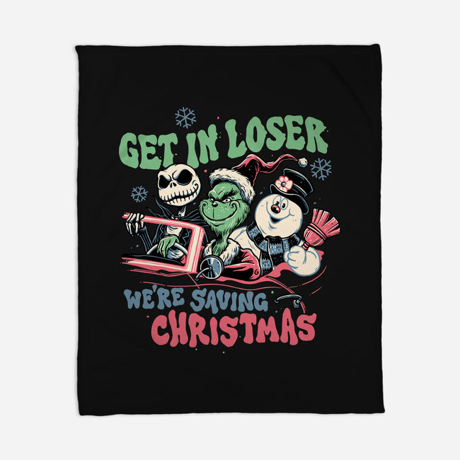 Christmas Losers-none fleece blanket-momma_gorilla