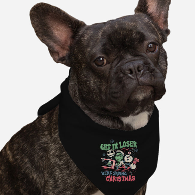 Christmas Losers-dog bandana pet collar-momma_gorilla