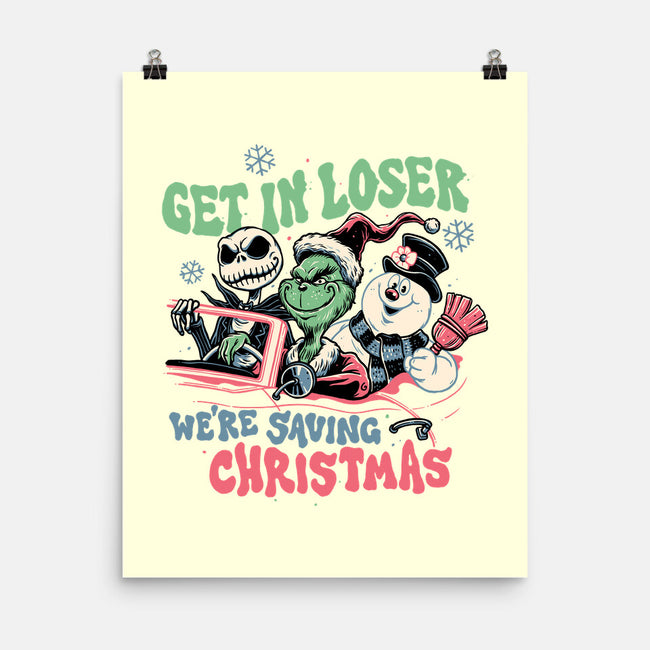 Christmas Losers-none matte poster-momma_gorilla