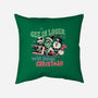 Christmas Losers-none removable cover w insert throw pillow-momma_gorilla