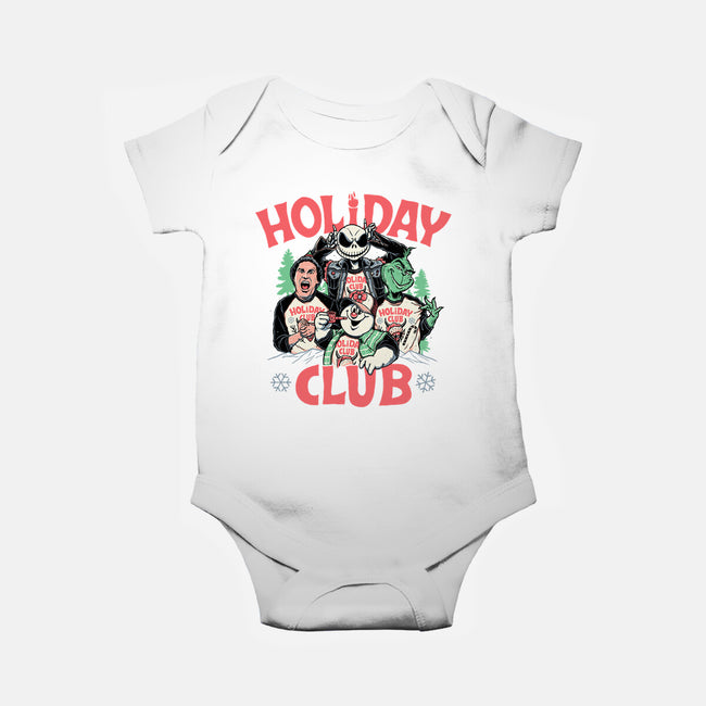 Holiday Club-baby basic onesie-momma_gorilla