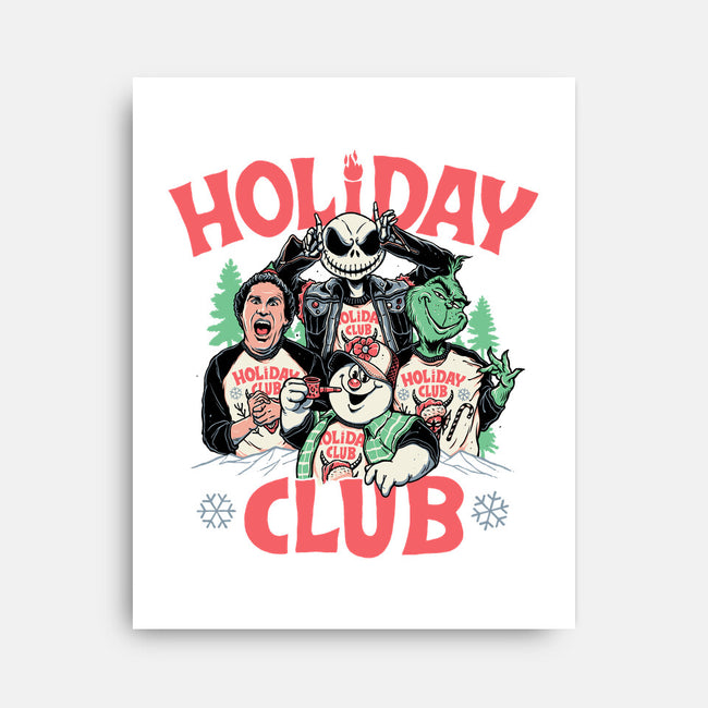 Holiday Club-none stretched canvas-momma_gorilla