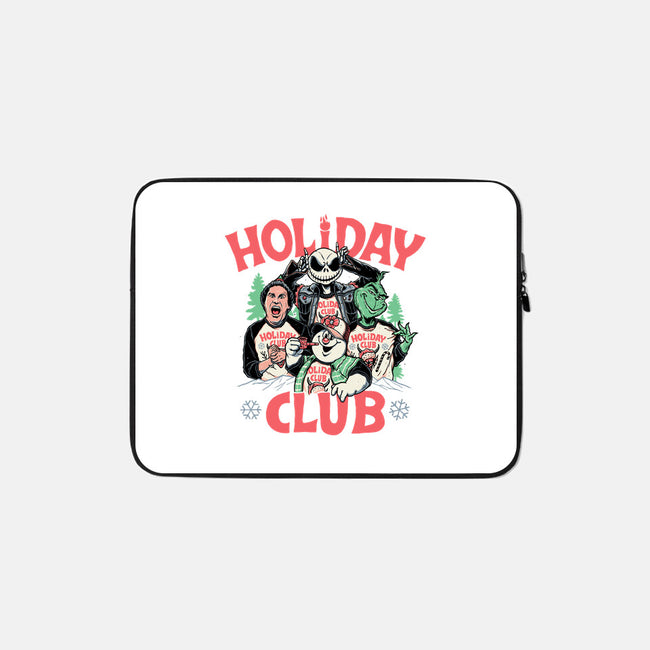 Holiday Club-none zippered laptop sleeve-momma_gorilla