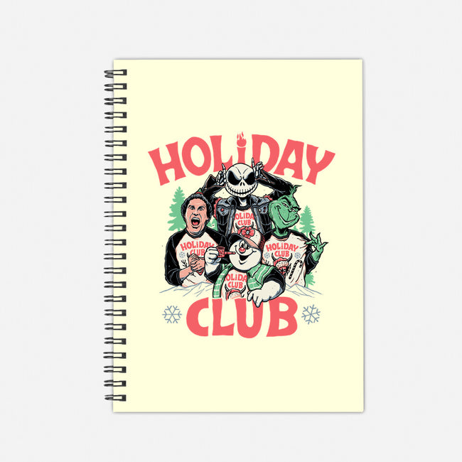 Holiday Club-none dot grid notebook-momma_gorilla