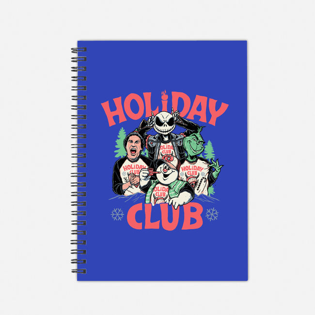 Holiday Club-none dot grid notebook-momma_gorilla