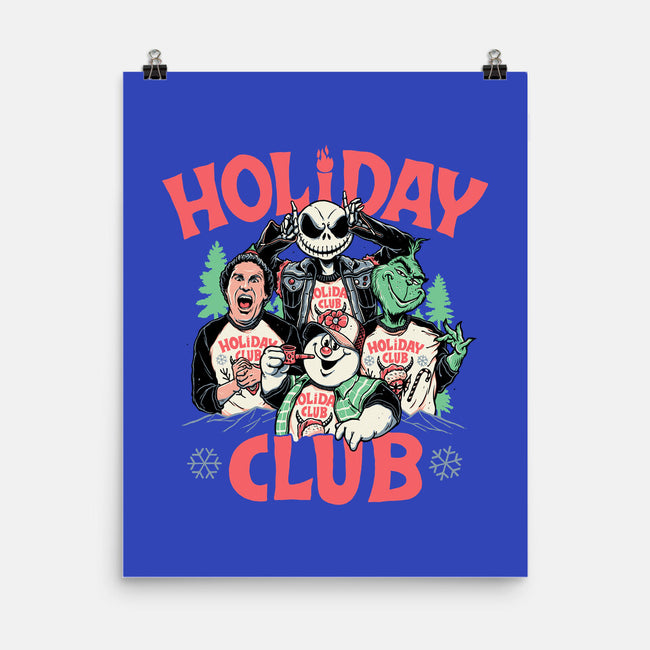 Holiday Club-none matte poster-momma_gorilla