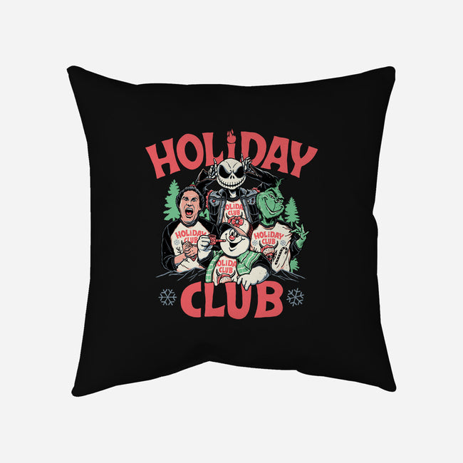 Holiday Club-none removable cover w insert throw pillow-momma_gorilla