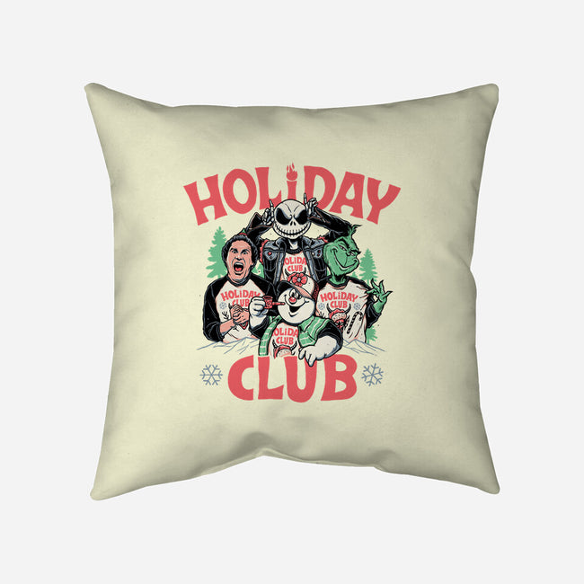 Holiday Club-none removable cover w insert throw pillow-momma_gorilla