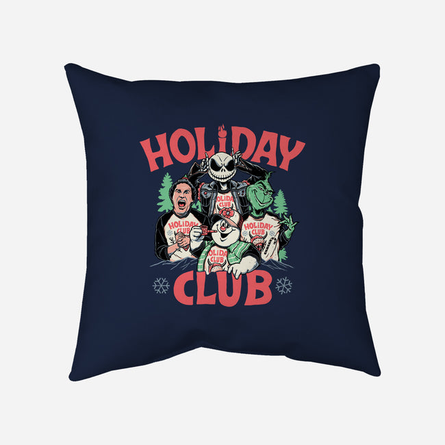 Holiday Club-none removable cover w insert throw pillow-momma_gorilla