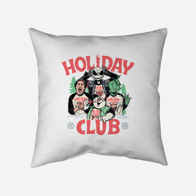 Holiday Club-none removable cover throw pillow-momma_gorilla