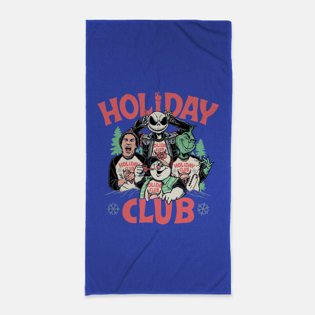 Holiday Club-none beach towel-momma_gorilla