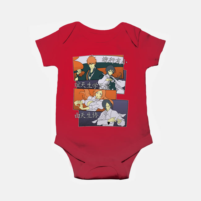 Soul Reaper Team-baby basic onesie-Astrobot Invention