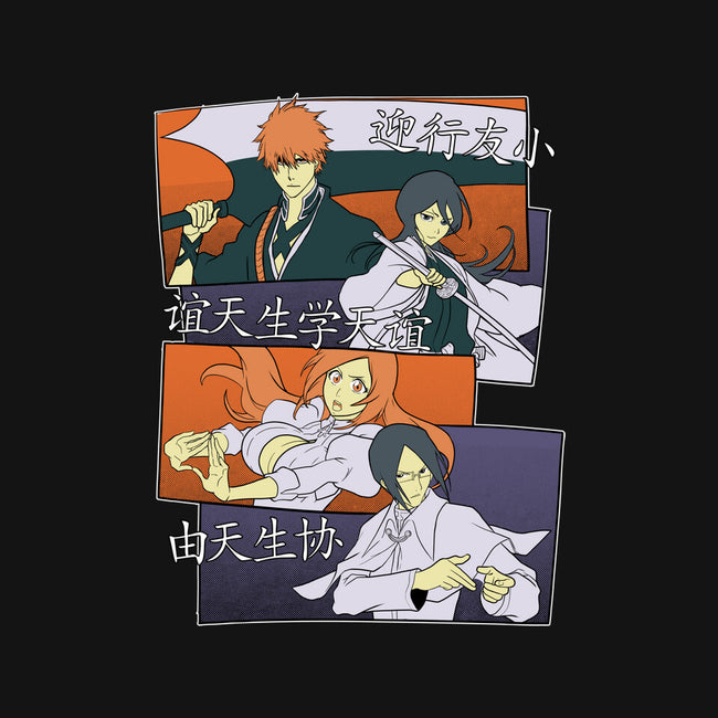 Soul Reaper Team-none removable cover throw pillow-Astrobot Invention