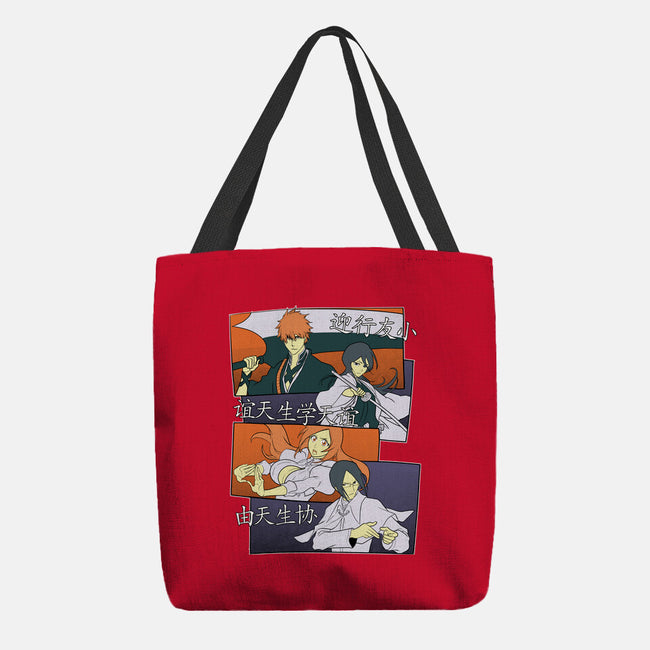 Soul Reaper Team-none basic tote bag-Astrobot Invention