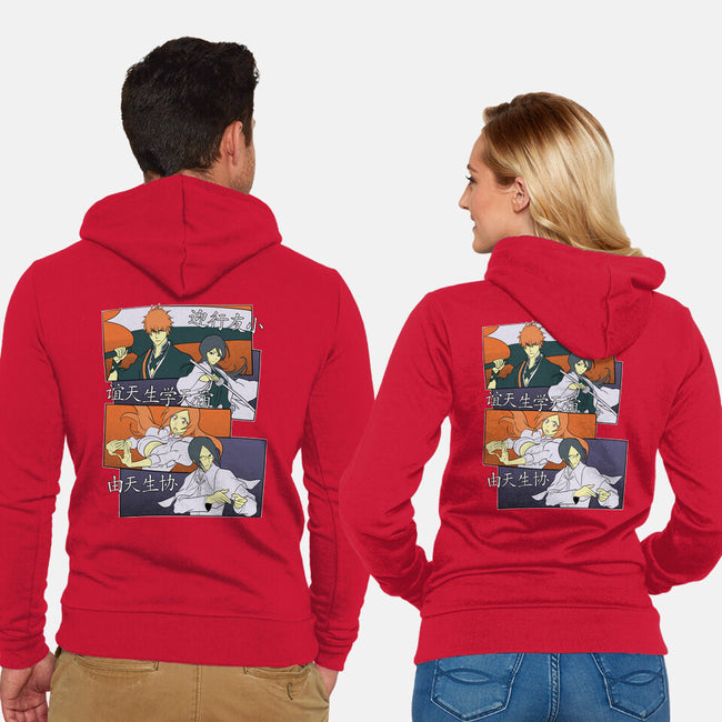Soul Reaper Team-unisex zip-up sweatshirt-Astrobot Invention