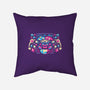 Beware-none removable cover w insert throw pillow-Minilla