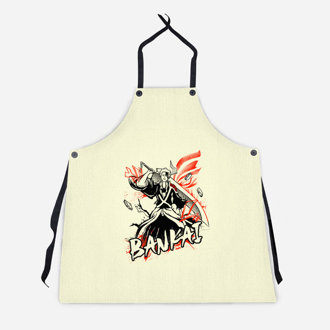 Bankai Thousand Year-unisex kitchen apron-constantine2454