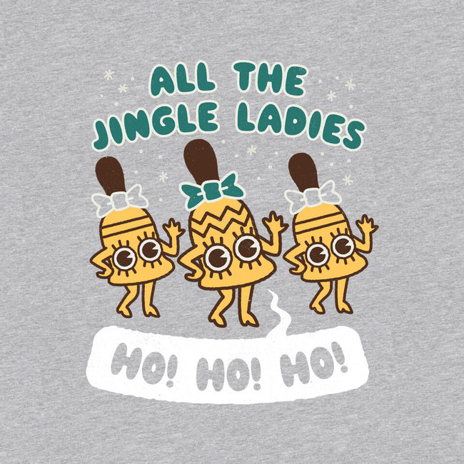 All The Jingle Ladies-womens off shoulder sweatshirt-Weird & Punderful