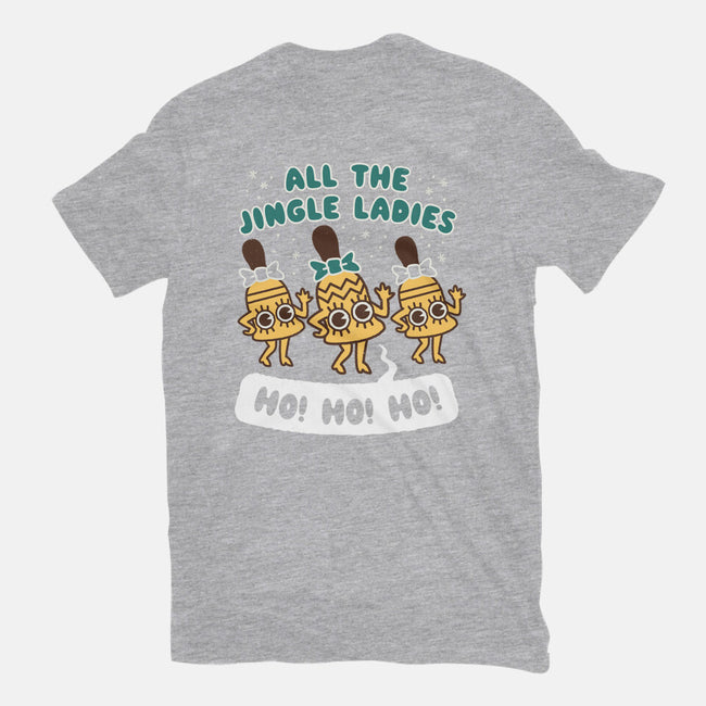 All The Jingle Ladies-youth basic tee-Weird & Punderful