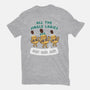 All The Jingle Ladies-womens fitted tee-Weird & Punderful