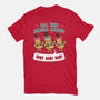 All The Jingle Ladies-womens basic tee-Weird & Punderful