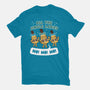 All The Jingle Ladies-womens fitted tee-Weird & Punderful