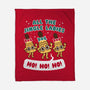 All The Jingle Ladies-none fleece blanket-Weird & Punderful