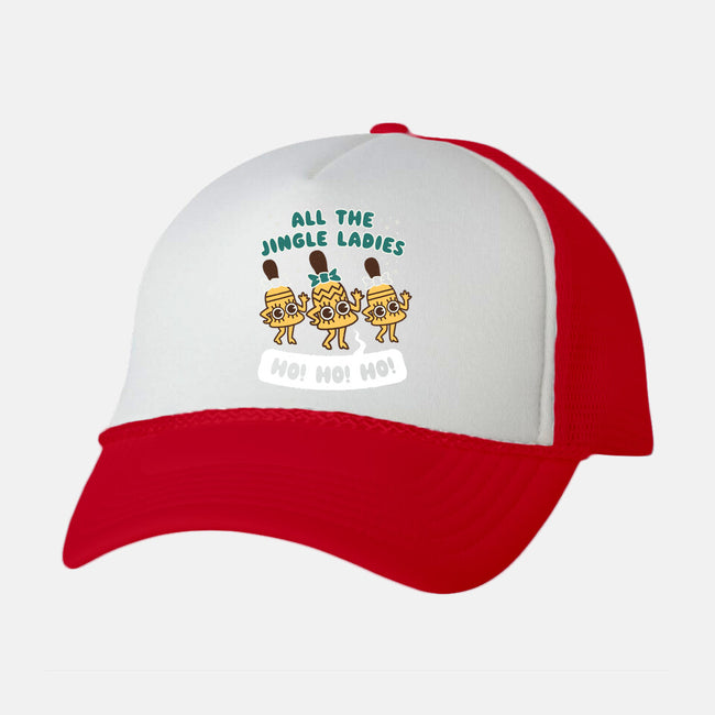 All The Jingle Ladies-unisex trucker hat-Weird & Punderful
