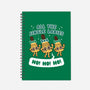 All The Jingle Ladies-none dot grid notebook-Weird & Punderful