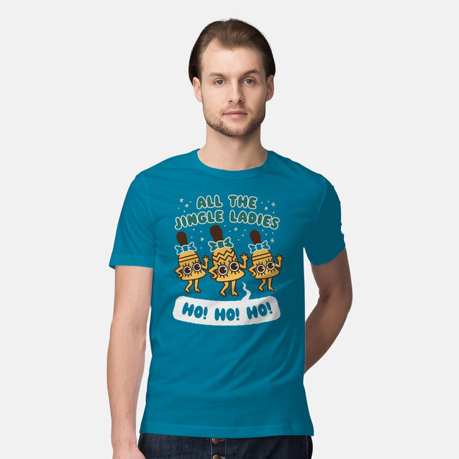 All The Jingle Ladies-mens premium tee-Weird & Punderful