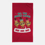 All The Jingle Ladies-none beach towel-Weird & Punderful