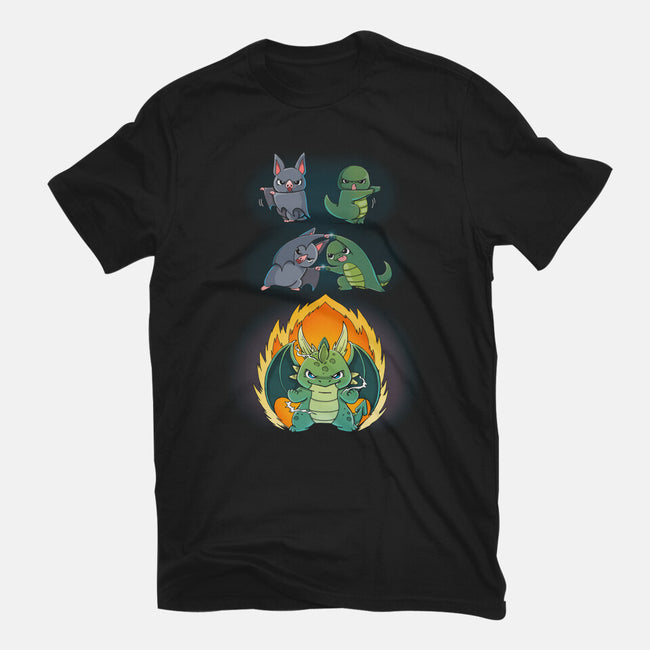 Dragon Fusion-womens fitted tee-Vallina84