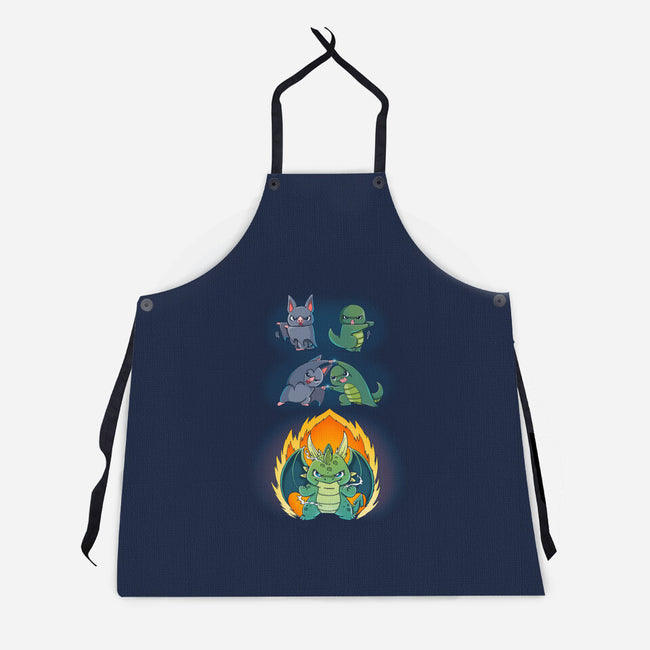 Dragon Fusion-unisex kitchen apron-Vallina84