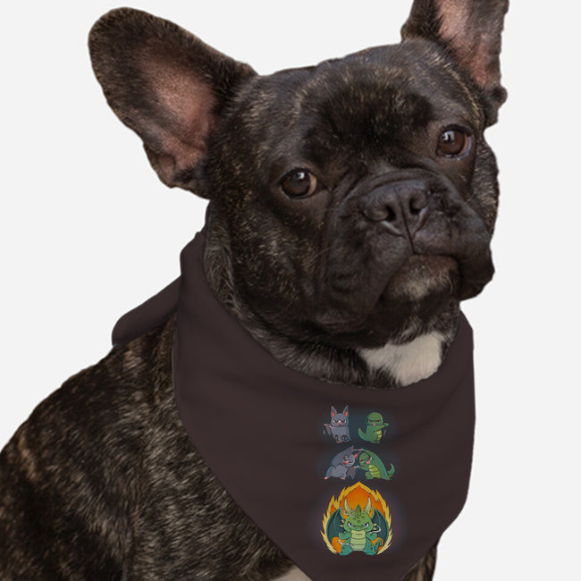 Dragon Fusion-dog bandana pet collar-Vallina84