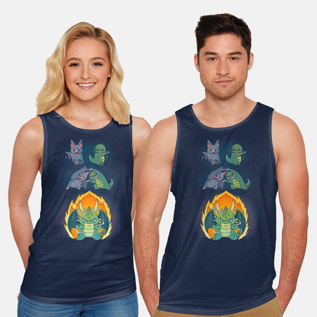 Dragon Fusion-unisex basic tank-Vallina84