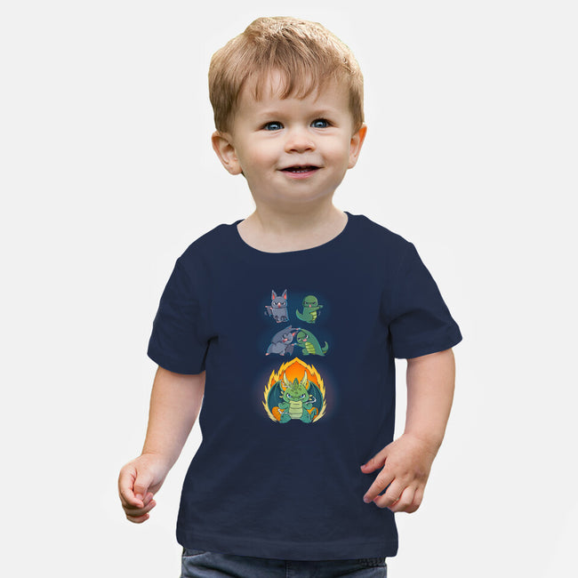 Dragon Fusion-baby basic tee-Vallina84