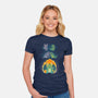 Dragon Fusion-womens fitted tee-Vallina84