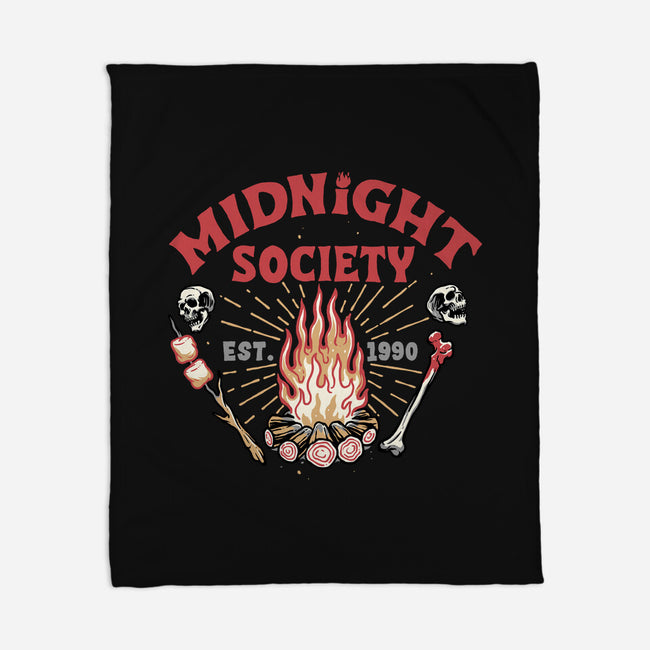 Midnight Society-none fleece blanket-momma_gorilla