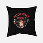 Midnight Society-none removable cover throw pillow-momma_gorilla